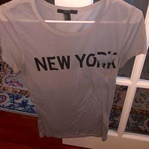 New York logo forever 21 tee